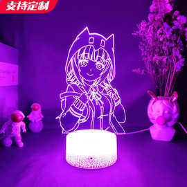 弹论破黑白熊周边王马小吉七海千秋雾切响子手办模型摆件夜灯