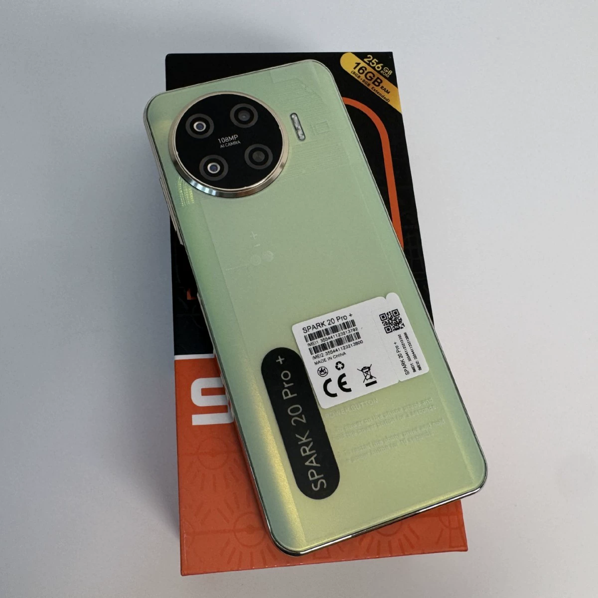 Взрыв Cross‑Border Spark20 Pro+ Android смартфон, синий, 108 МП ИИ квадрокамера, 256 ГБ/512 ГБ/1 ТБ