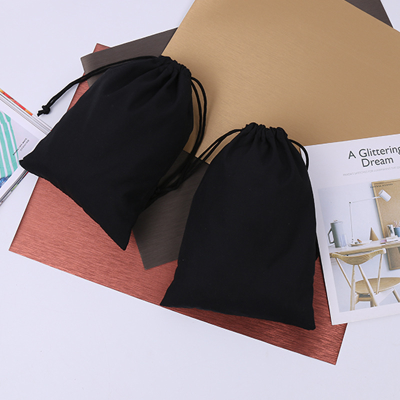 定 制棉布束口袋 棉麻抽绳袋吸管包装袋帆布束口袋棉布袋子批发