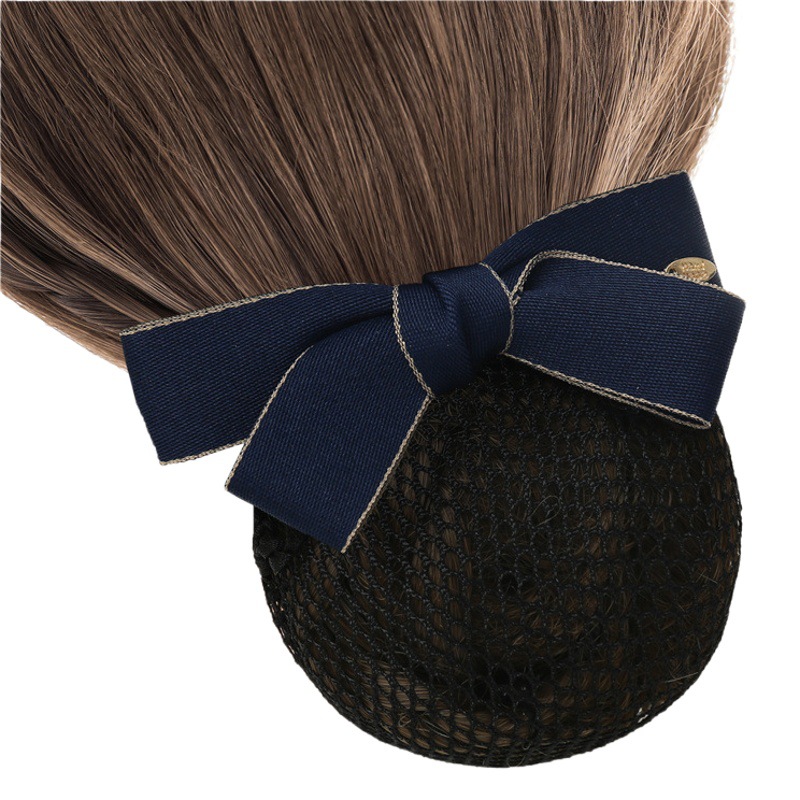 Head Flower Female Professional Hair Net Dou Hotel Nurse Bank Stewardess Waiter Work Hairpin Hair Accessories Korean Headwear