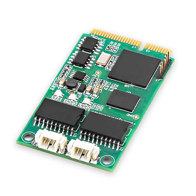Высокопроизводительная плата ZLG Zhiyuan Electronics MiniPCIe→CAN, интерфейс MiniPCIe к CAN, чрезвычайно стабильная связь