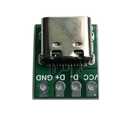 TYPE-C Женская розетка Тестовая плата Двусторонняя положительная и отрицательная вилка USB3.1 16P до 2,54 сильноточной платы адаптера питания