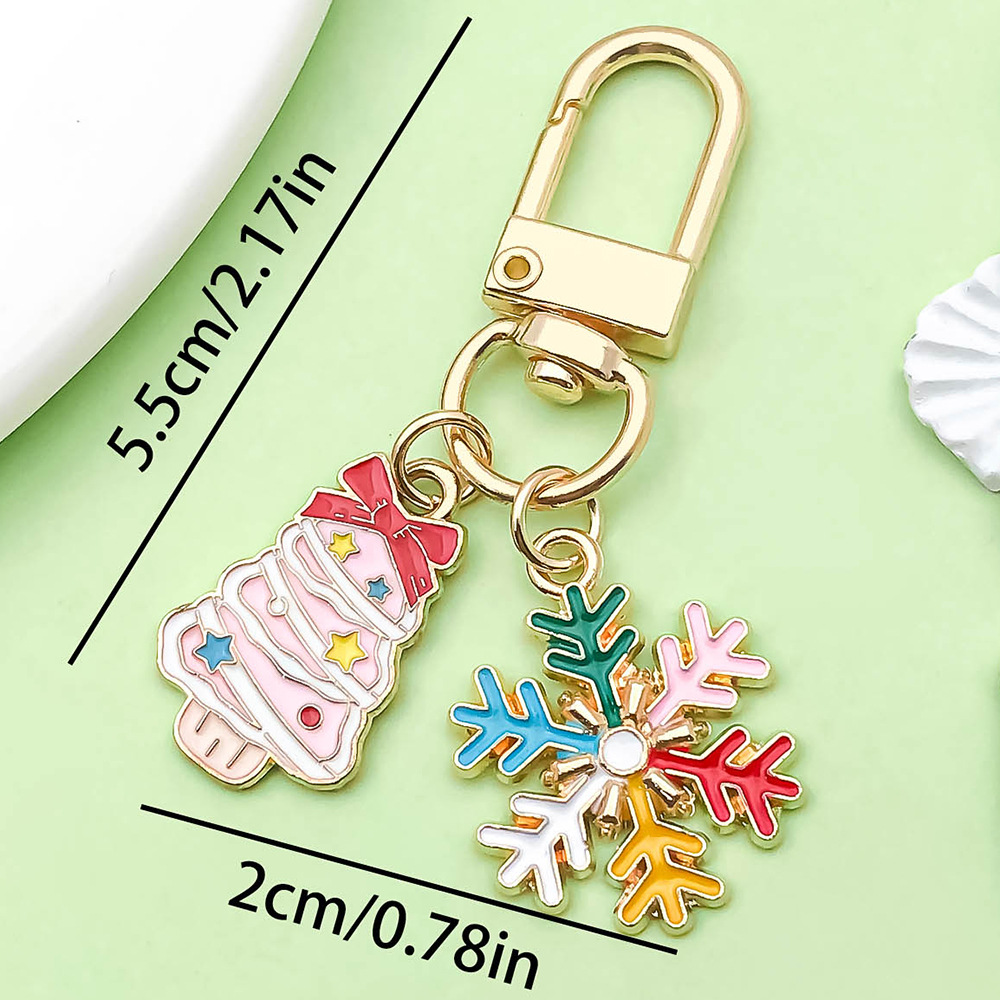 Árbol de Navidad con copos de nieve-7.4g-ER833