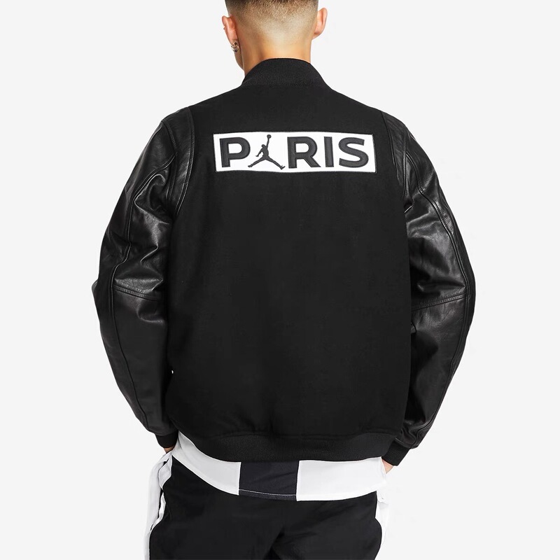 Aj Flying 24 Autumn and Winter Fox Paris Saint-German Jacket Co-Branded Woolen Baseball Jacket Aj Jacket