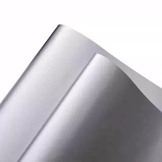 Papel de moldeo de plata mate de doble cara engrosado impermeable duro papel de cartón ramo de flores envolvendo material floral al por mayor
