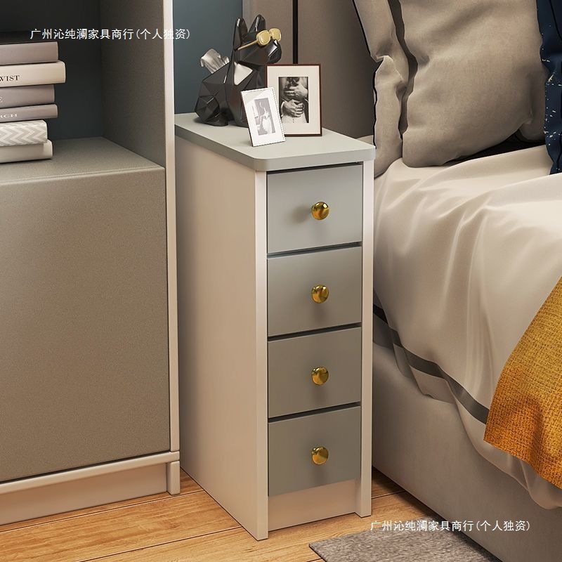 Mini Bedside Table Accessible Luxury Ultra-Narrow Pink Cute Kidsren's Small Cabinet Small Size Ultra-Small 15/20/30cm