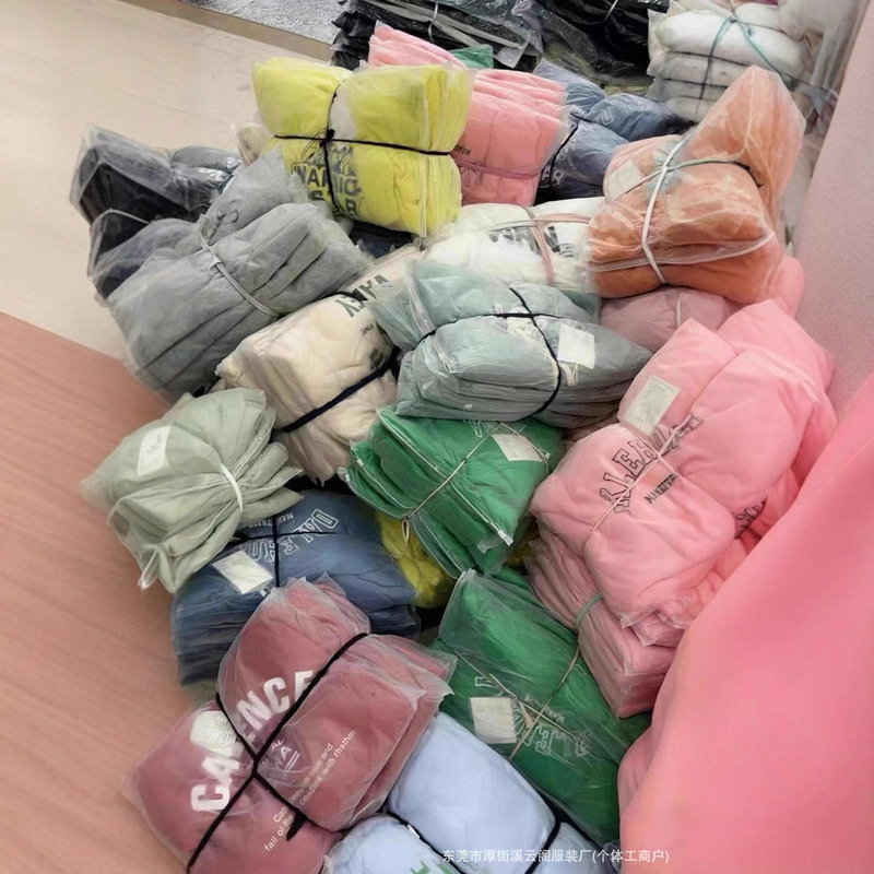 工場婦人服スウェットシャツ卸売秋冬新作多用途レディーススウェットシャツルーズジャケット露店供給在庫処分|undefined