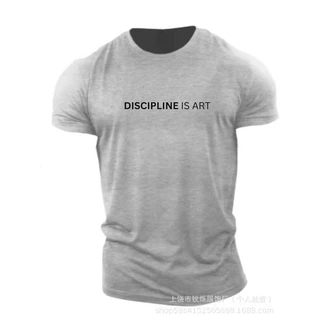 亚马逊斜阳海景休闲运动圆领纯棉DISCIPLINE IS ART