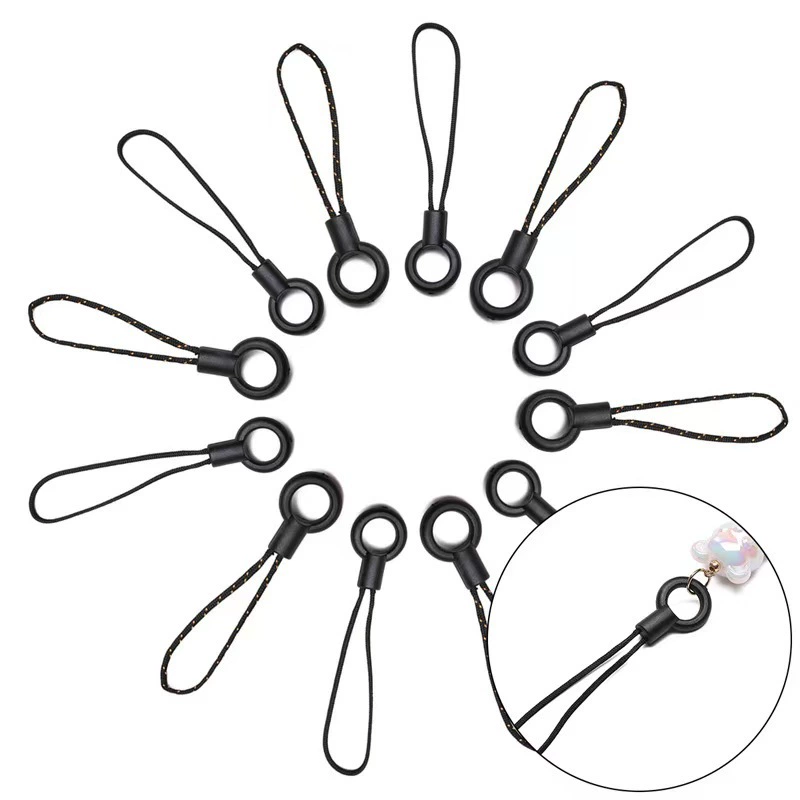 DIY маленький круг для мобильного телефона шнурка аксессуар толстый