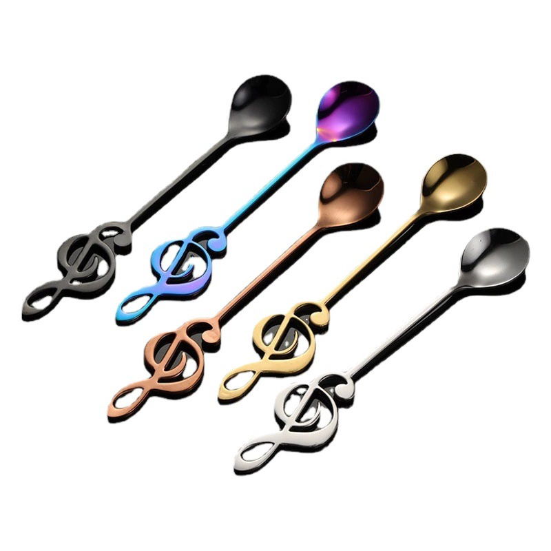 Креативная кофейная ложка из нержавеющей стали, кофейная ложка, смешивающая ложка, ручная Подарочная ложка, десертный магазин, Подарочная ложка для мороженого