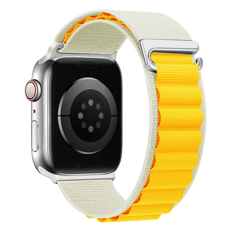 Apple, нейлоновый ремешок для часов, "Mountain cloud" чай, 49 мм
