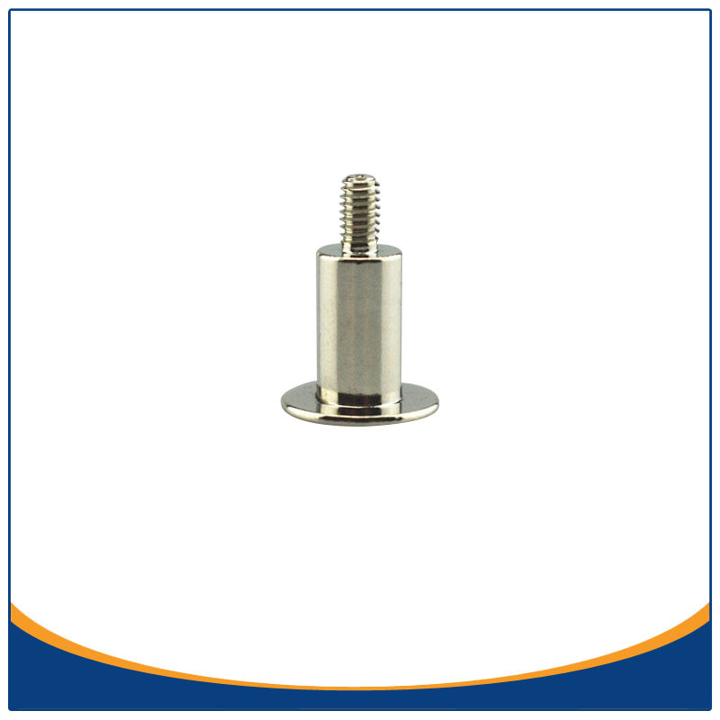 非标螺钉广东多工位冷镦厂家直销 M2.5*4.5*14铁质亮镍半通孔螺丝