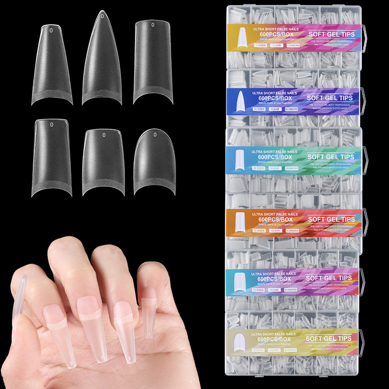 Cross-Border European and American New Style Nail Polish Transparent Frosted Semi-Stick Ultra-Thin Extension Traceless No-Engraving Ultra-Thin Nail Polish
