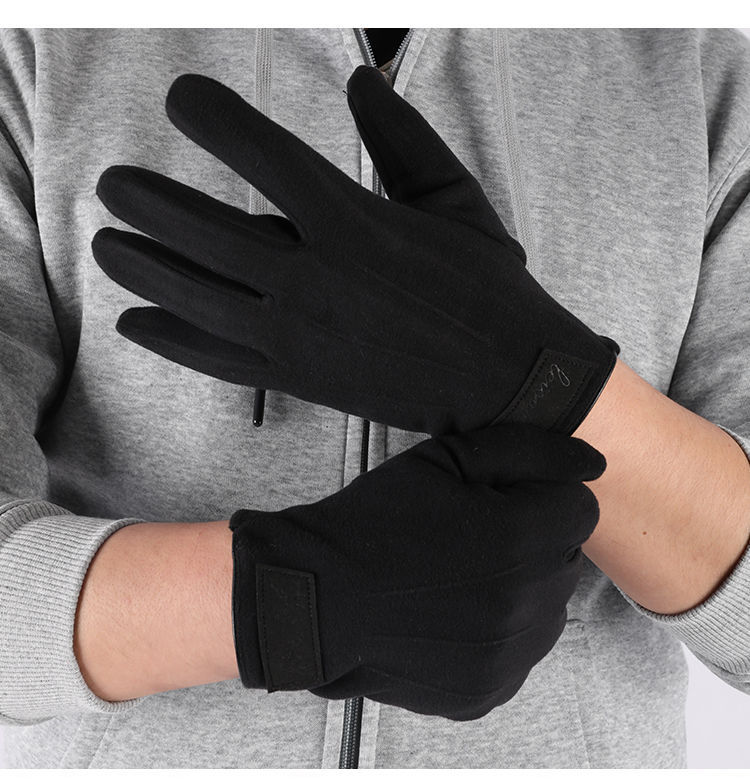 Vinterhandsker til mænd vindtætte og touchskærm til kørsel_voghion.com