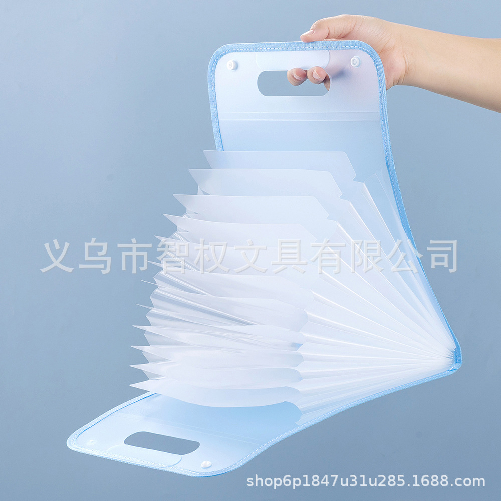 Multi-layer portable test paper holder storage bag primary school students' test paper storage and finishing artifact subject classification organ bag