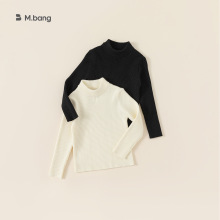 宥宝童装半高领上衣针织衫毛衣女童冬款儿童打底衫新款内搭衣服
