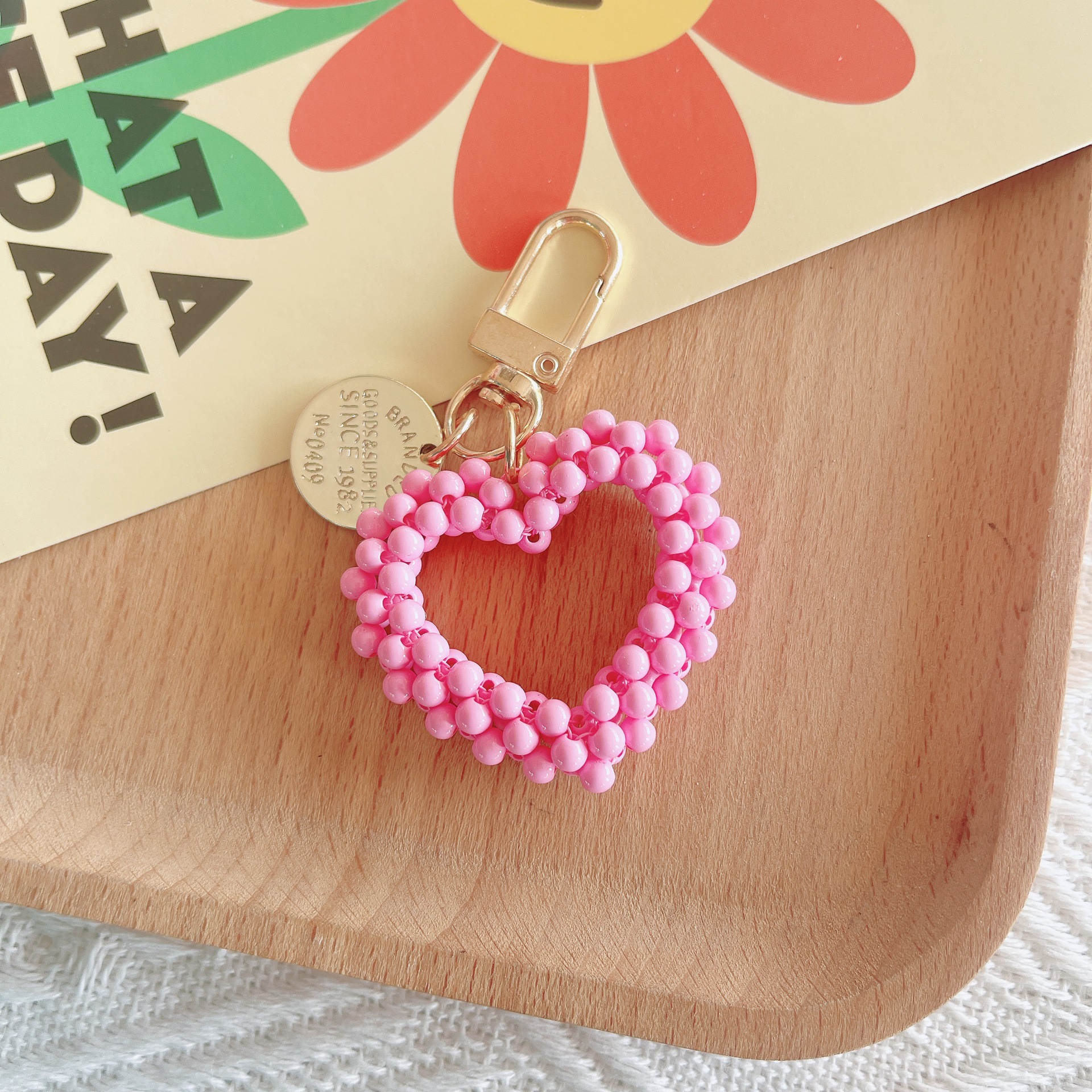 15g Weight Keychain Classification 1 Piece Quantity Holiday, Banquet, Daily Occasion Acrylic Material Heart Shape Pattern Lady Style 1 Piece Lady Heart Shape Acrylic Keychain 5