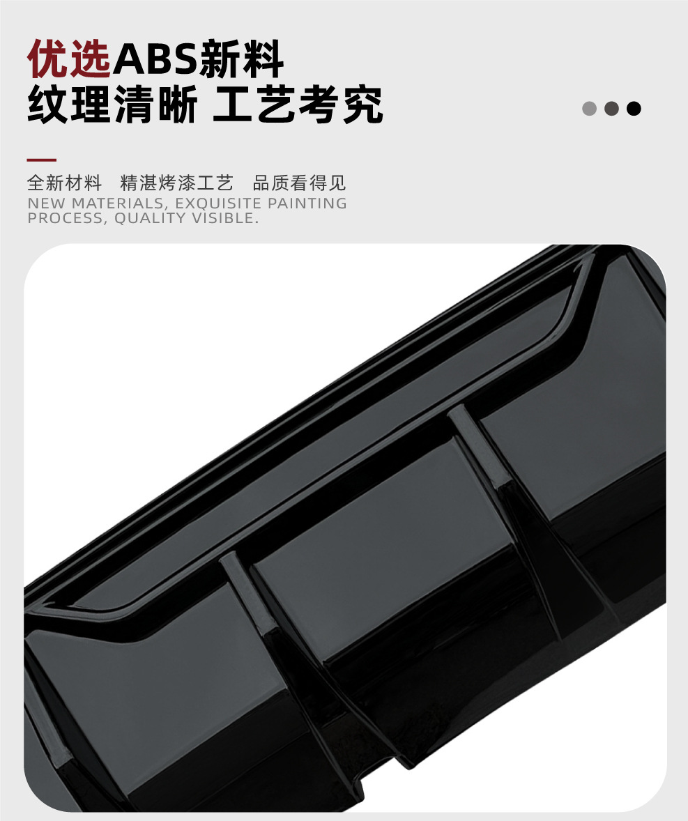Rear Lip Spoiler For BMW 5 Series G30 G31 M Sport 2018-2023
