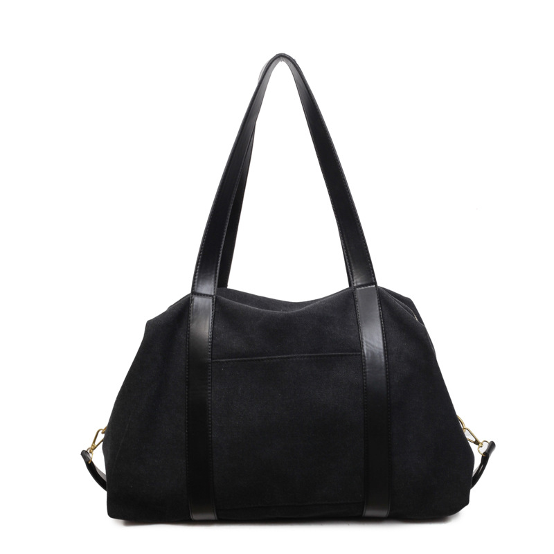 Bolsa de lona de gran capacidad para mujeres 2025, nueva mochila de textura de alta calidad, bolso de viaje de clase para estudiantes.