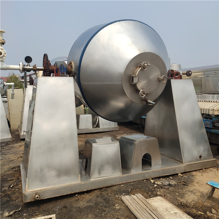 搪瓷双锥干燥机  出售二手干燥机  二手耙式干燥机
