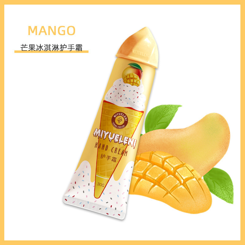 アイスクリームのチョコレートの味のハンドクリームの女性の秋冬の潤いの保湿のさわやかな補水は脂っこいことができません。|undefined