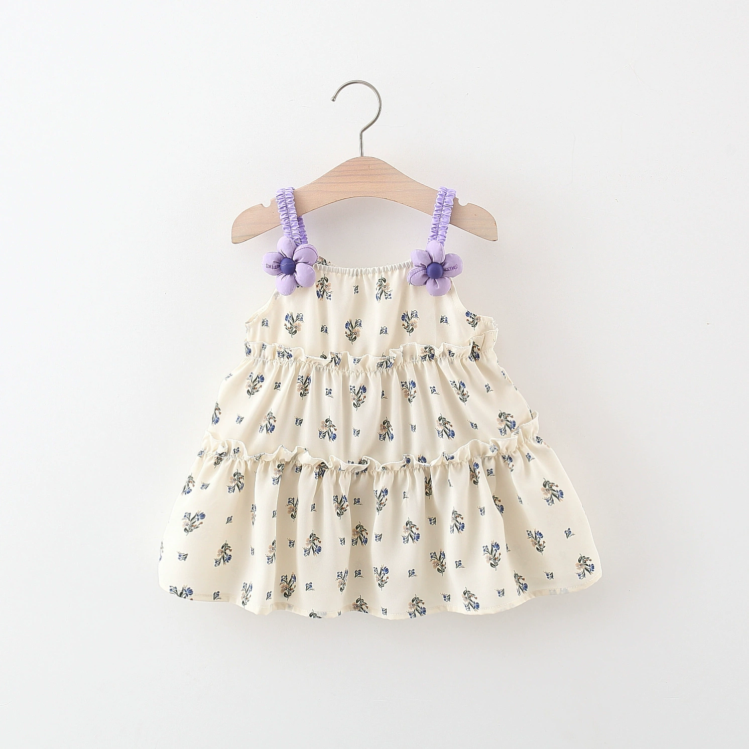 Summer dress flower-shaped, wholesale, 2024 years, Korean style, flowered