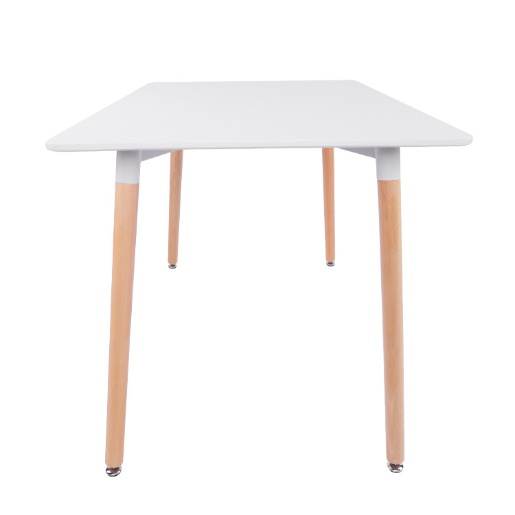 Mesa de comedor de madera exportación de madera maciza crema mesa de comedor casera mesa de comedor silla moderna simple mesa de negociación