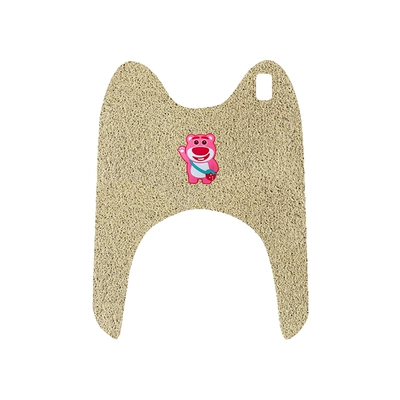 Electric vehicle foot mat Crown Energy YD1000DZK-25C Electric - yadi-k8e-three-wheel-beige-foot-pad-pink-bear-comes-with-velcro