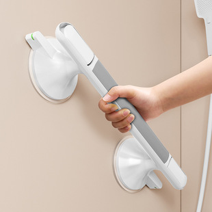 Bathroom Safety Grab Bar for Elderly, Non-Slip Toilet Handrail, Suction Cup Anti-Fall Toilet Handle, No Drilling Required