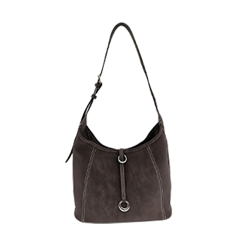 Niche Zhong retro buckle brazaleta alta sensación de viaje bolsa de hombro de moda exquisita bolsa de mano de mujer