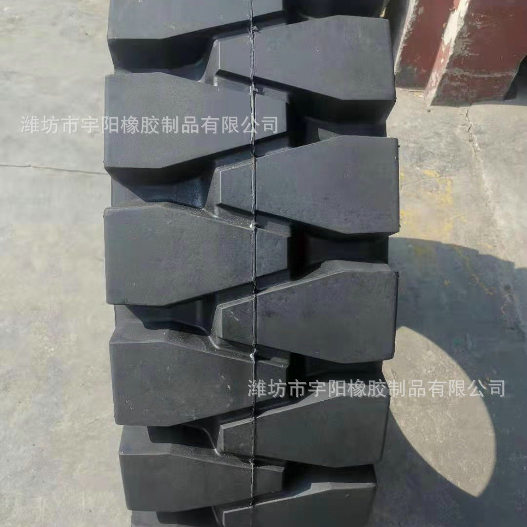 实心轮胎 9.00-20 叉车轮胎加厚 抗刺扎900-20