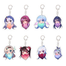游戏周边二次元钥匙扣亚克力挂件玩具饰品谷子收藏礼物花火流萤卡
