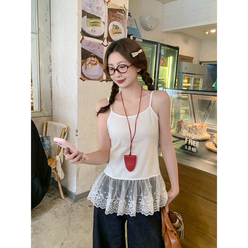 White lace T-shirt