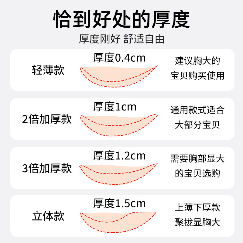 工場直販のシリコン胸パッド、大きい胸の垂れ防止、夏の小さな胸を大きく見せる、女性用ウェディングドレス用のインビジブルブラ|undefined