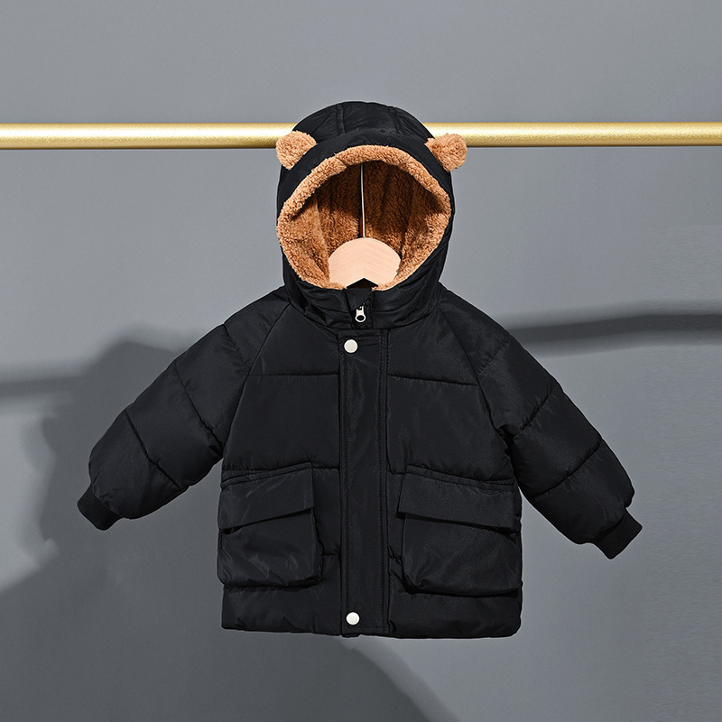 2025 nueva ropa infantil de algodón de plumón para niños chaqueta de algodón para niños niñas bebé más grueso chaqueta de algodón para niños