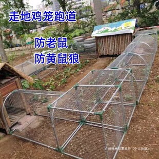 走地铁网鸡笼跑道养鸡隧道笼子农场户外溜达鸡笼子庭院农家用散养-阿里巴巴