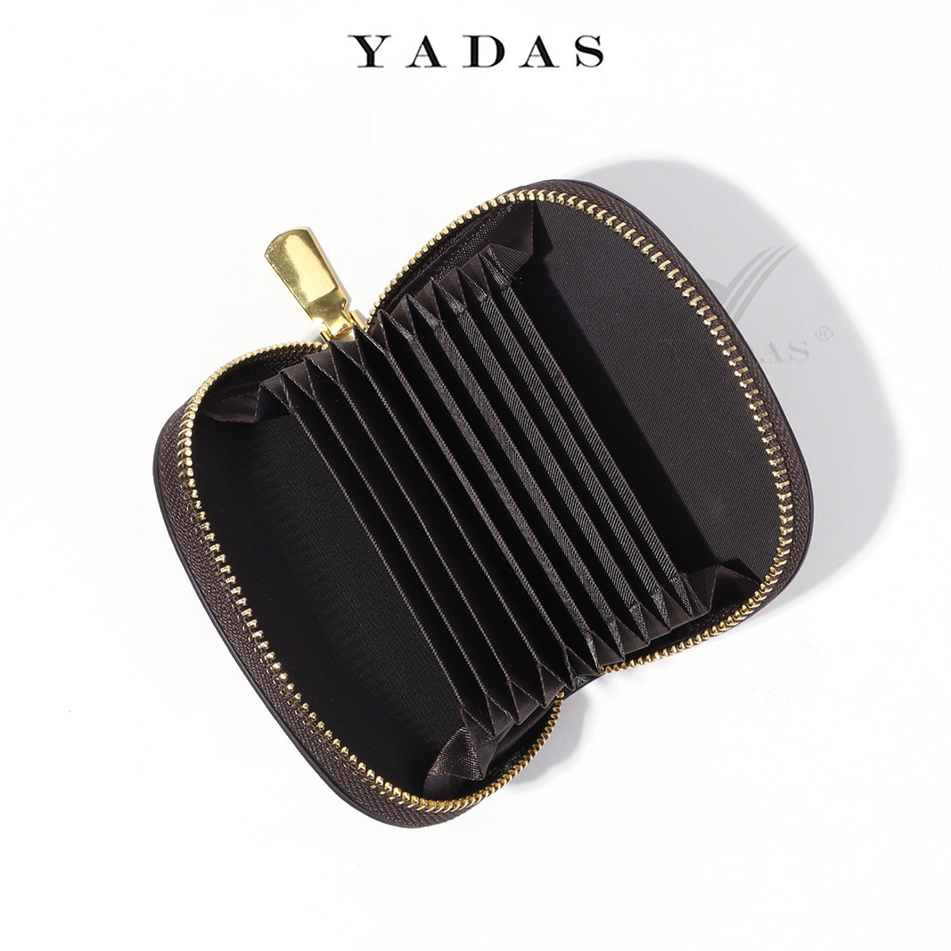 Yadas titular de la tarjeta al por mayor dinero de las mujeres nuevo clásico oval impreso presbicia de las mujeres corto órgano titular de la tarjeta elegante pu