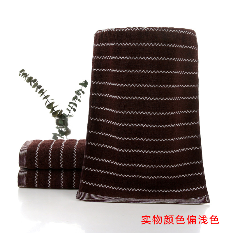 어쨌든 32 가닥의 물 패턴 다크 브라운