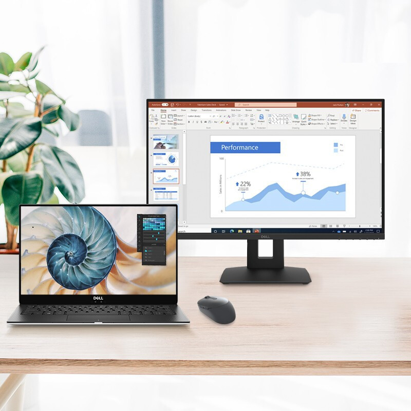 DELL 2K D2720DS 27-inch IPS rotating lifting three-side micro frame design painting