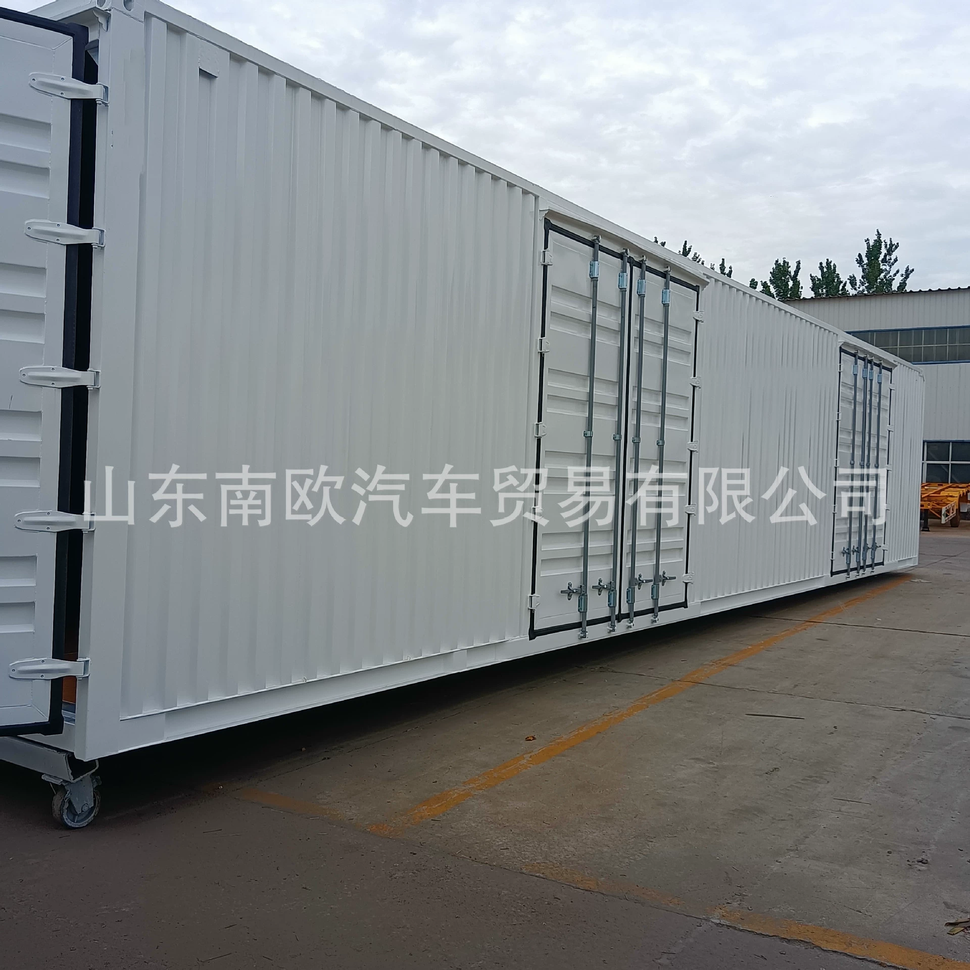 Логистический контейнер Zhan Yi с боковыми шторами, контейнер для дальнего экспресс-доставки, логистический транспортный полуприцеп