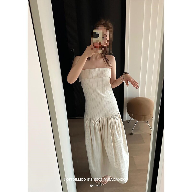 [Pre-sale] Mermaid Holiday Series Strapless Dress Women's Summer New Puffy Dress Elegant Long Dress