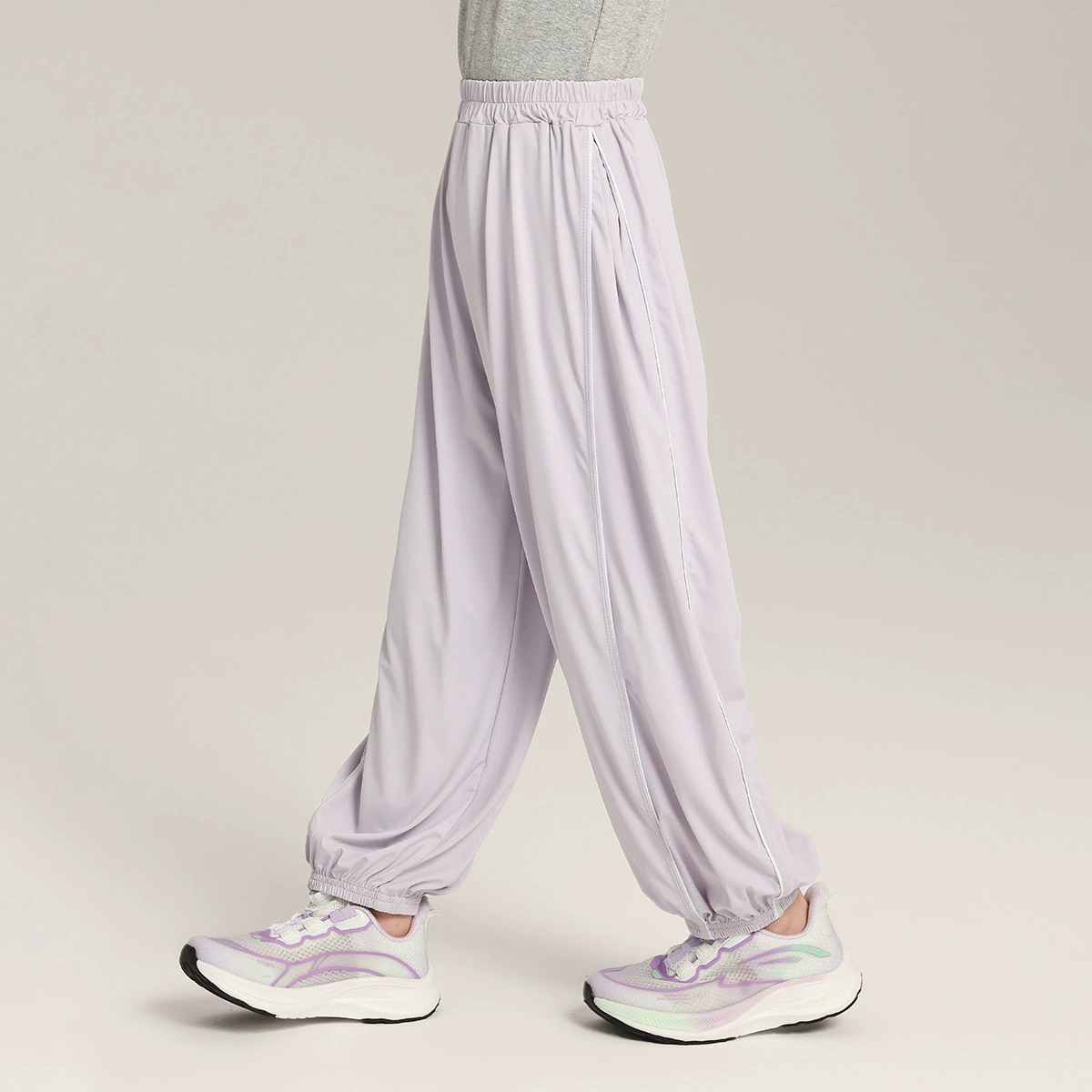 Детские защитные casual брюки от солнца, UPF150+, эластичный манжет, размеры 95–175 см