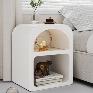 Nordic Ins Bedside Cabinet White Decoration Small Side Cabinet Modern Bedroom Cave Storage Cabinet Mini Small Cabinet