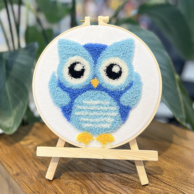 Ruso poke música sello hecho a mano bordado DIY paquete de material bordado herramienta de bricolaje traje de lana pintura Lu bordado poke bordado