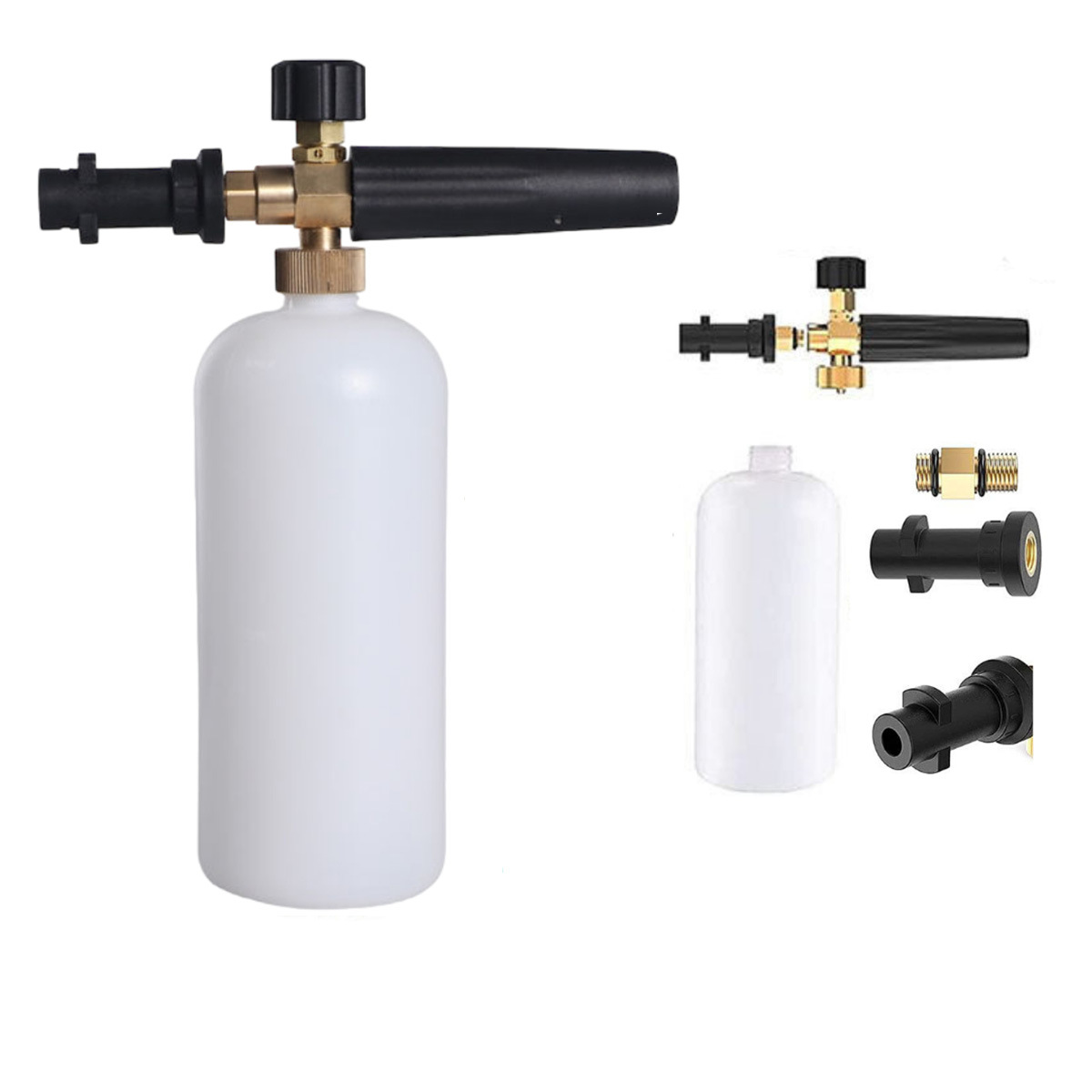 雪地泡沫喷枪卡彻兼容K2-K7普克尔车载压力清洗机卡彻K2-K7肥皂瓶