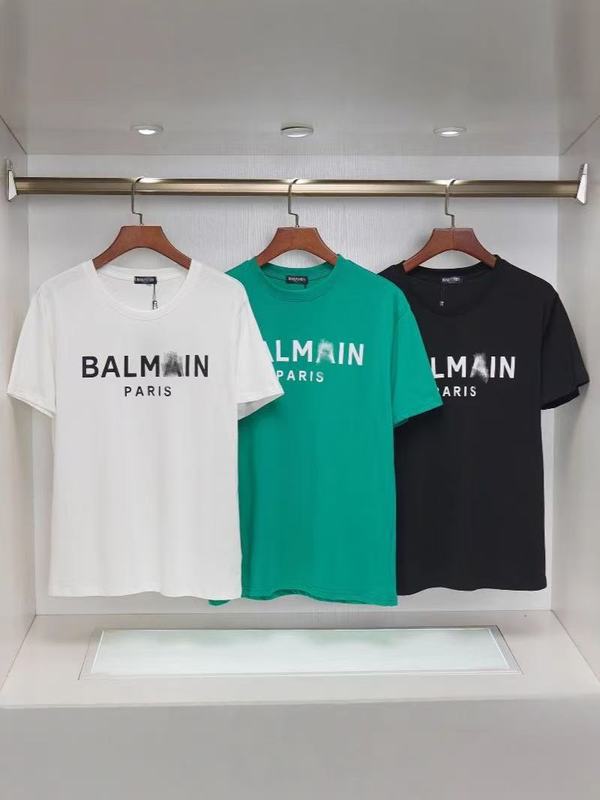 BAL ヨーロッパとアメリカのトレンドブランド MAINer 春夏新作 ルーズプルオーバー 半袖 ホットスタンピングレター コットン カップル Tシャツ|undefined