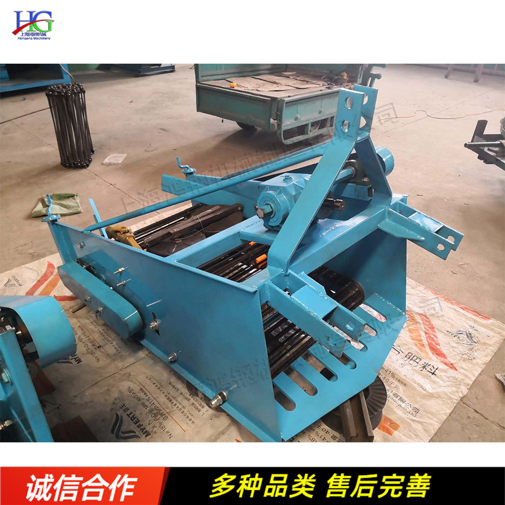 拖拉机牵引式农田捡石头机 土壤筛石自动装车机 田间管理捡石机