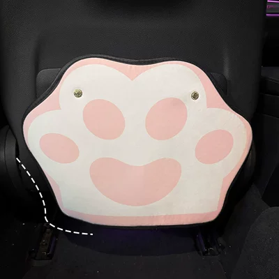 Women Cute Cat Paw Car | Chair back anti-kick pad