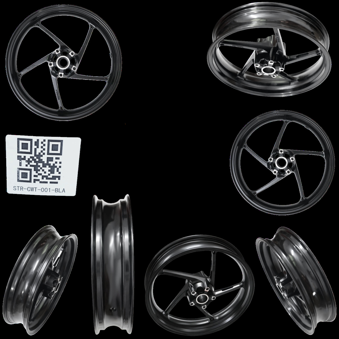 Compatible with Triumph Street Triple 765 front cast wheels, 660 modified Daytona 675 motorcycle rims