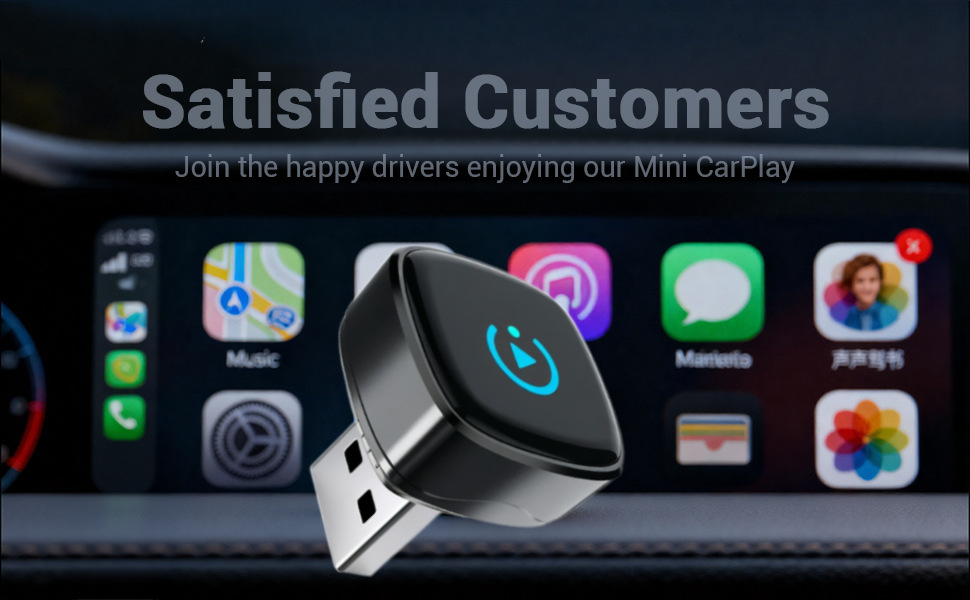 New Foreign Trade Model 2-in-1 Car-Machine Connectivity Module, Direct Plug-In Carplay Wireless Box, Android Auto Carplay Box